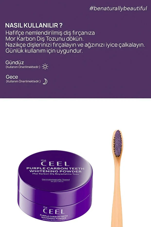 Mor Karbon Diş Beyazlatma Seti (Mor Karbon Diş Macunu 75 Gr + Mor Karbon Diş Tozu 50 Gr)