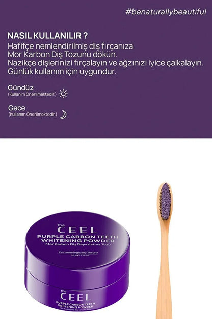Mor Karbon Diş Beyazlatma Seti (Mor Karbon Diş Macunu 75 Gr + Mor Karbon Diş Tozu 50 Gr)